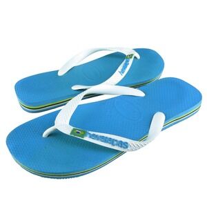 havainas‎ Men's Brasil Flip Flop White Synthetic Size 7-8M Gently Used 2025